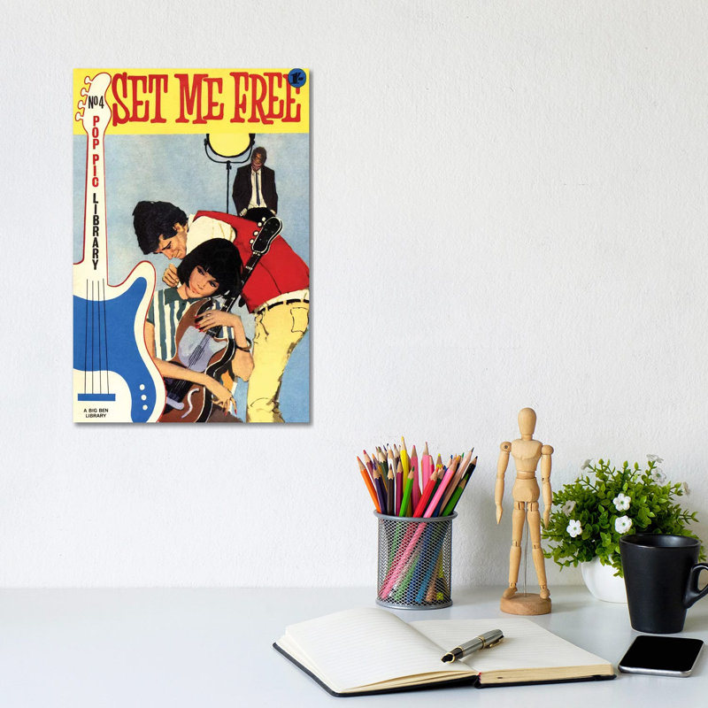 Set Me Free by Hemingway Design - Wrapped Canvas Print, 20.32 cm H x 30.48 cm W