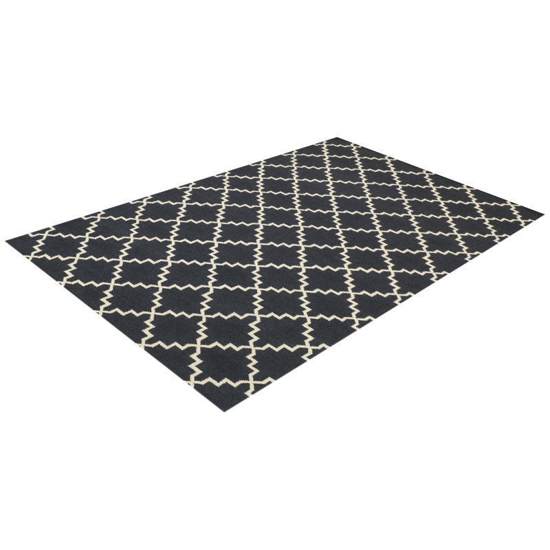Eugenie Geometric Hand Woven Area Rug, Rectangle 140 x 200cm