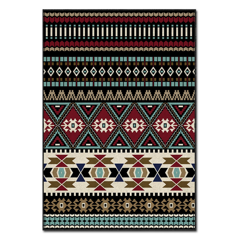 Luxurious Polyester Carpet, 3.3 x 4.6 Feet, 100% Velvet Fabric | 740 g/m², 0.08 in Pile Height | Non-Slip Felt Dot Underside, Laminated Sponge for Comfort | Easy to Clean, Machine Washable at 86°F