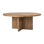 Harley Pine Solid Wood Pedestal Dining Table
