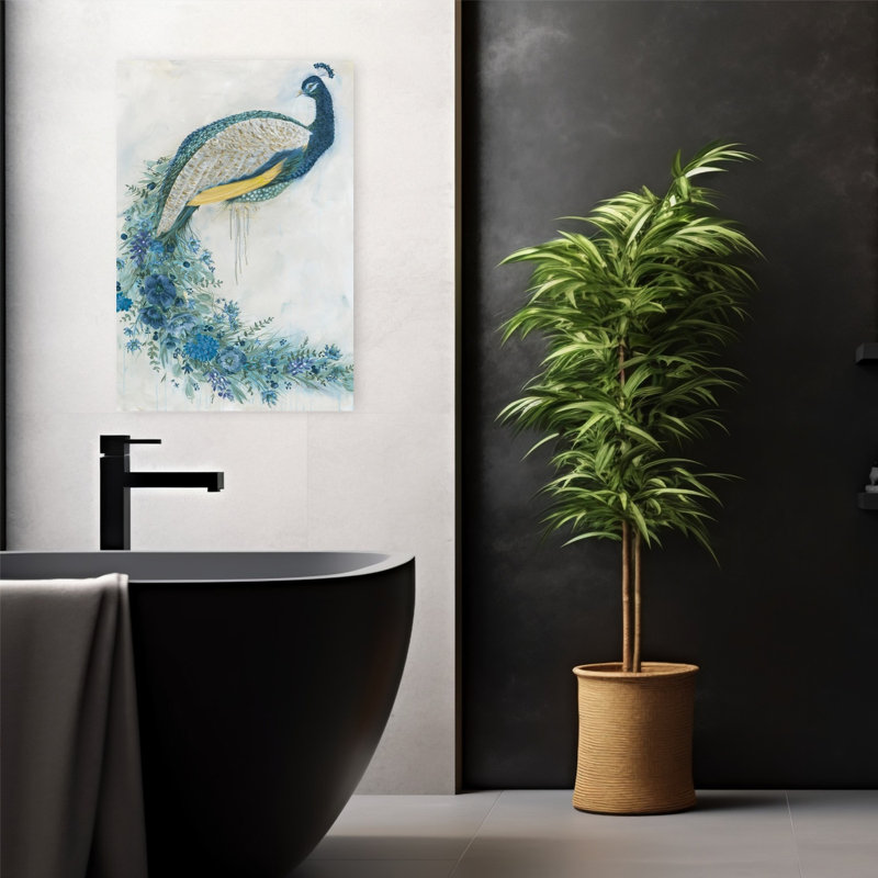 Art floral contemporain fantaisiste, H 24 po x l 16 po