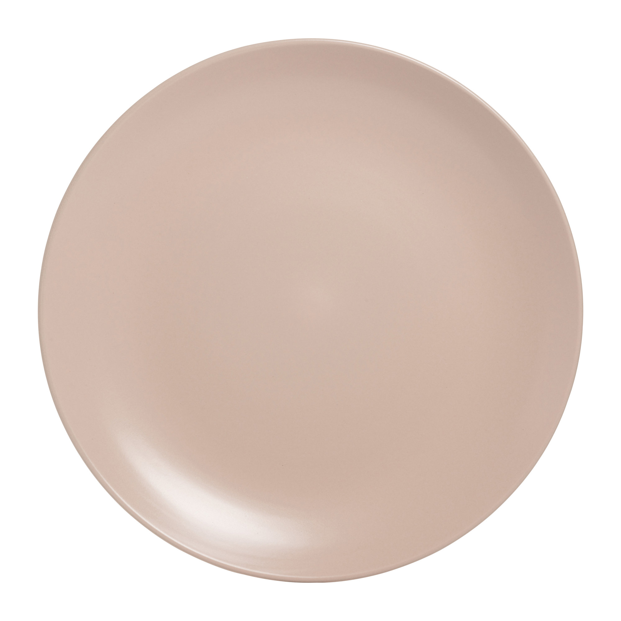 Wazee Matte 10.5" Dinner Plate, Pink