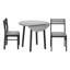 Dining Table Set, 3Pcs Set, Small, 35" Drop Leaf-1241191888-1241191889-1241191853
