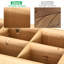 Lit de jardin en bois avec 8 poches et tablette Outsunny - 43 x 18 x 30 po, naturel
