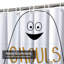 Rideau de douche «Happy Halloween Art» avec 12 crochets-1993058332
