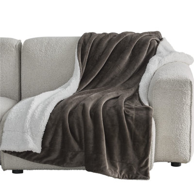 Bedsure Sherpa Fleece Blankets For Bed - Thick And Warm Blanket For Winter, Soft Fuzzy Plush Blanket For All Seasons GentleSoft™️
