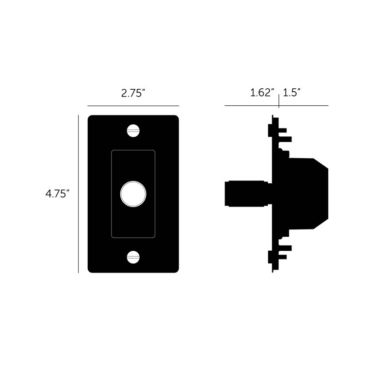 1G Dimmer / Non-Logo , Brass, 1 Gang