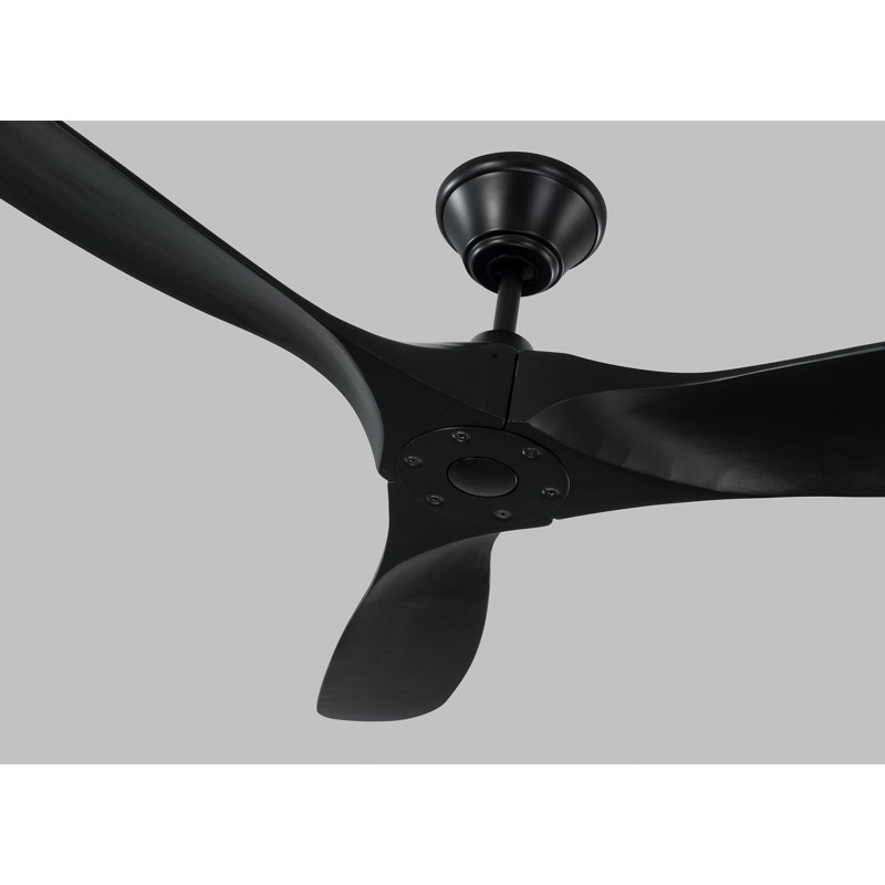 Maverick Downrod Ceiling Fan, 52 inches, Matte Black