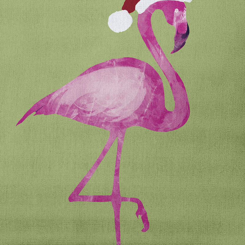Oiseau des neiges_Sq, Vert, 18 po x 18 po, Non