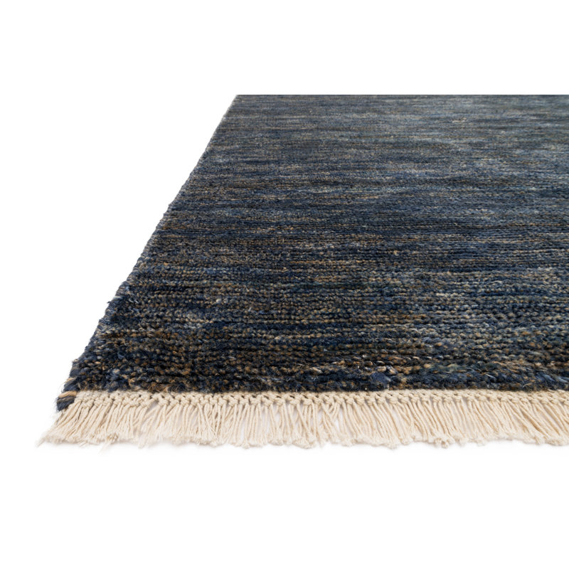 Moiseiev Area Rug in Blue, Rectangle 2' x 3'