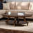 Liliana Solid Wood Oval Coffee Table