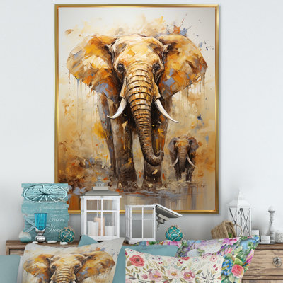 Éléphant, force symbolique, rêves - éléphant, art mural, salon