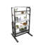 Tablette convertible polyvalente en bois massif, amélioration de la maison, tablette de salle à manger blanche, élégance,