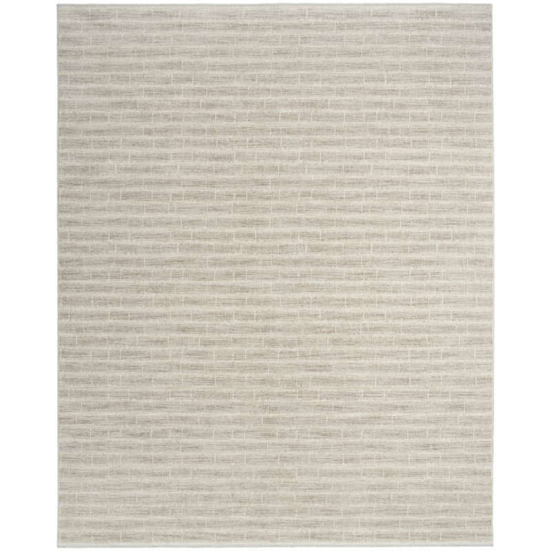 Tapis d'intérieur moderne gris Calvin Klein CK079 Notes 5 pi 3 po x 7 pi 3 po, Rectangle 5 pi 3 po x 7 pi 3 po