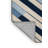Washable Maritime Blue Ivory Striped Area Rug-1579525837