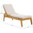Headly Brazilian Teak Chaise Lounge