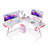 L-Shaped Metal Base Computer Desk-75020696-75020698