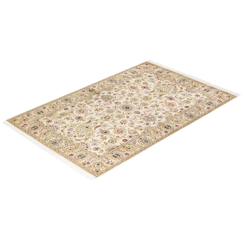 Classic One-of-a-Kind 4' 3" X 6' 5" Hand Knotted Area Rug