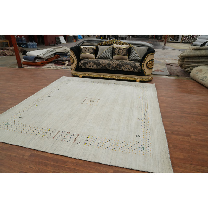 Tribal Gabbeh Style Square Area Rug 9x9