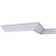 Échantillon - Moulure à couronne lisse classique Endurathane, H 4 po x P 4 5/8 po x F 6 1/8 po x L 12 po, apprêtée