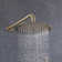 13.78" Wall Mounted Thermostatic Complete Shower System with Rough-in Valve