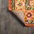 Dercyn Geometric Medallion Orange/Blue Rug-146506035