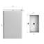 Lavabo de salle de bain piédestal rectangulaire en résine de 35 po de hauteur avec trop-plein