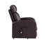 Fauteuil inclinable électrique brun en cuir synthétique-772663259