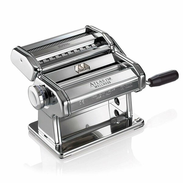 Ovente Pasta Maker Stainless Steel Attachment Compatible with PA515 Machine,  Compact Easy to Use and Clean, Perfect for Angel Hair and Lasagnette,  Silver ACPPA7050S 