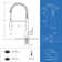 Stainless Steel Single Handle Pull Down Touchless Kitchen Faucet With Soap Dispensor