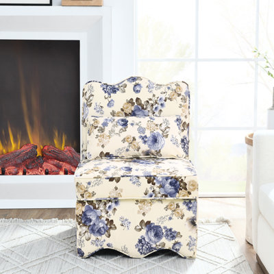 Chaise de salle à manger en flanelle - bleu, mode simple, non, avec coussin de taille bleu, texture de tissu doux, coussin assorti
