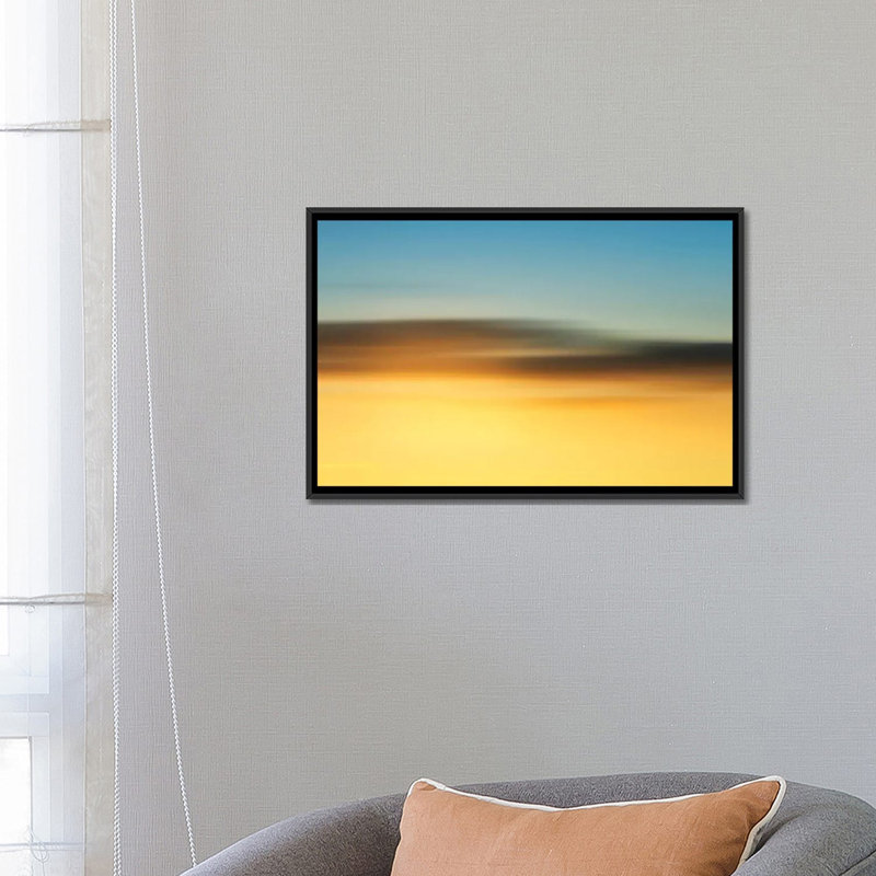 « cloud formations viii », impression sur toile, H 18 po x l 26 po x P 1,5 po, Toile avec cadre noir, Pas de tapis