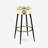 Beige Vintage Nomad Ii Boho Pattern - Geometric Bar Stools Set Of 2