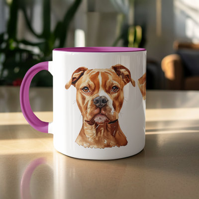 Smiling Staffordshire Terrier Design 11oz Coffee Mug