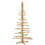  Wooden Christmas Tree with Stand Brown Solid pine wood-1230408288