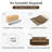 Teddy Fabric Convertible Sofa Bed-298113482
