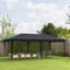 Tente à auvent escamotable 10 pi x 20 pi Outsunny