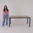 Aury Rectangular Steel Outdoor Dining Table