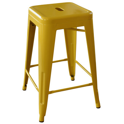 Natascha Steel Counter Stool with Steel Frame