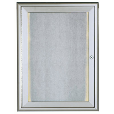 Tableau d’affichage mural fermé à lumière del