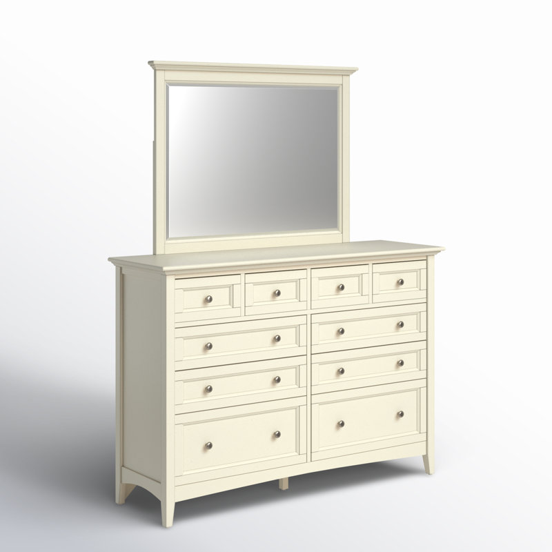 Commode 10 tiroirs avec miroir Hartman