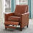 Kenneth Faux Leather Recliner-1713594279