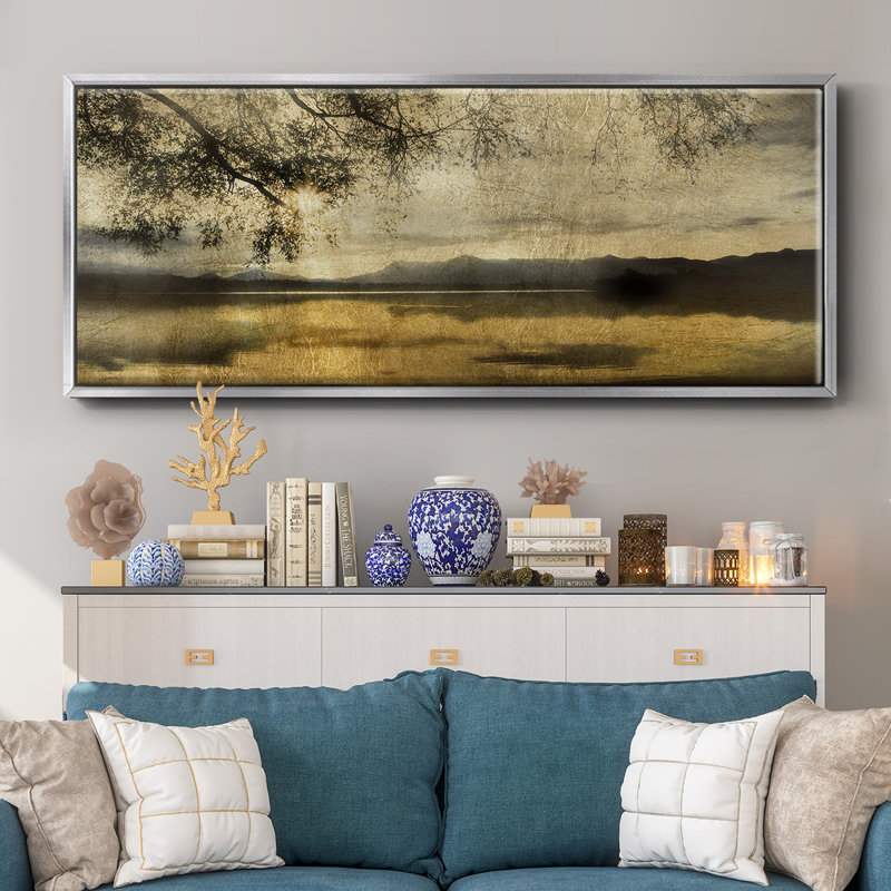 Golden Staffelsee Lake, Argent, H 12 po x l 30 po x P 1,5 po