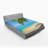 Ensemble de 2 draps-housse Ambesonne Landscape Tropic Botanic Image-106742947