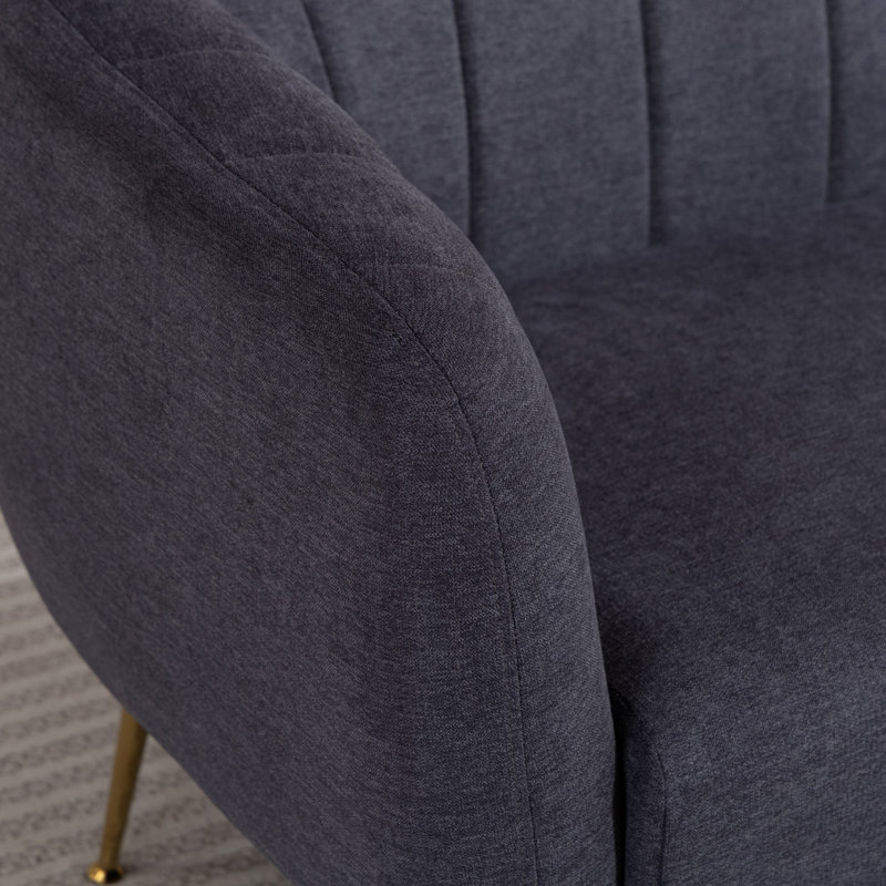 2 Seater Loveseat, Charcoal Grey
