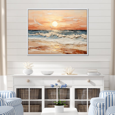 " Coastalbeachsand Sandy Serenity Pointillism III "