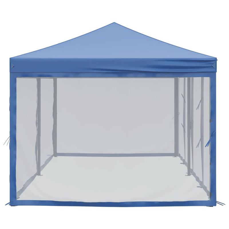 Alizai 6 x 3m Steel Party Tent, Blue, Black