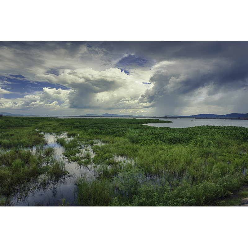 Monsoon Rain Clouds by LordRunar - No Frame Print on Canvas, 51cm H x 76cm W