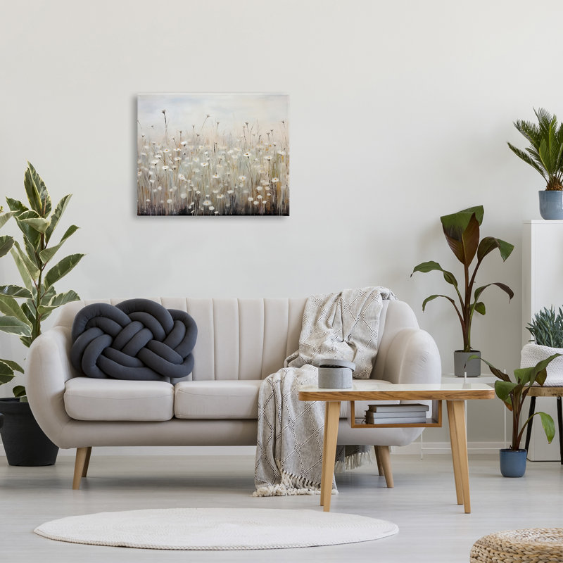«Abstract Speckled Flowers» par Petals Prints Design, reproduction sur toile tendue, H 24 po x l 30 po