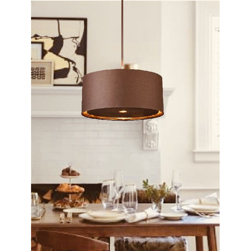 Balance 1 - Light Pendant, Brown/Polished Brass
